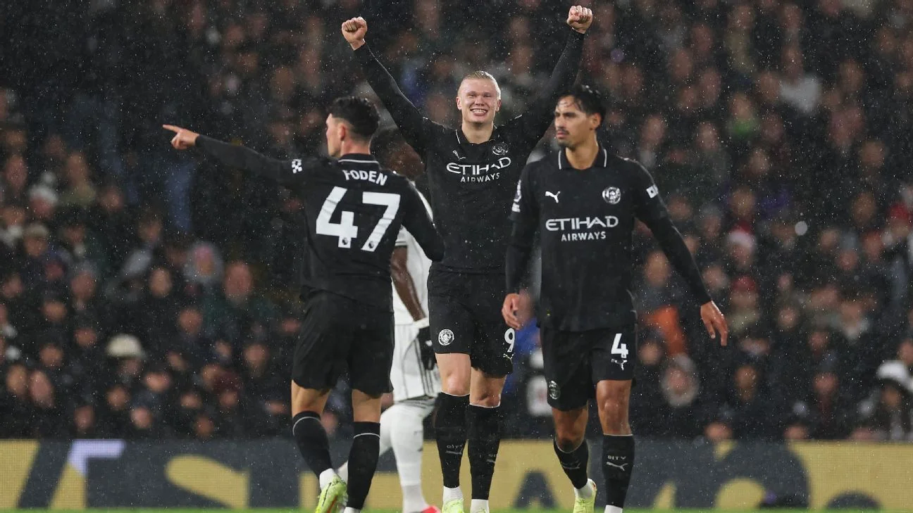 img of ¡Victoria de Locura! El Manchester City Gana 5-4 al Fulham en una Noche Histórica para Haaland
